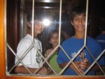 Nikhil, Annika and Vikram Khare at the Winchester&nbsp;House
